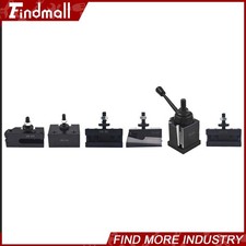 6 Pcs BXA 250-222 Wedge Tool Post Holder Set CNC Quick Change Swing Dia 10-15
