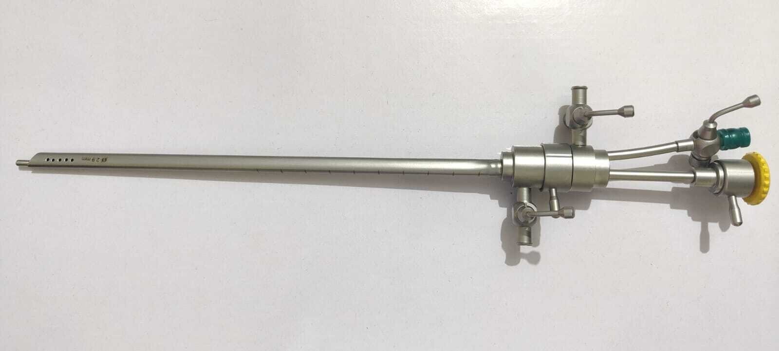 Hysteroscope Operative Sheath Double Channel 2.9 mm Bettocchi Continous Flow Hysteroscope Operative Sheath Double Channel 2.9 mm Bettocchi Continous Flow