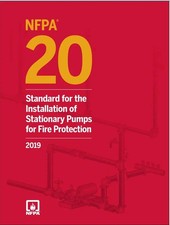 NFPA 20, Standard for the Installation of Stationary Pumps 2019 edi PAPERBACK picture