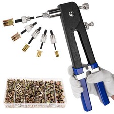 YINGKESI 430Pcs Rivet Nut Tool Kit, Metric Rivnuts Assortment M8/M6/M5/M4/M3 picture