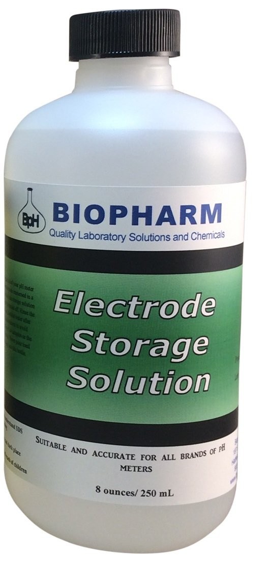 1 PC pH ORP Electrode Storage Solution 1M KCl Probe Conditioner 250 mL 1 PC pH ORP Electrode Storage Solution 1M KCl Probe Conditioner 250 mL