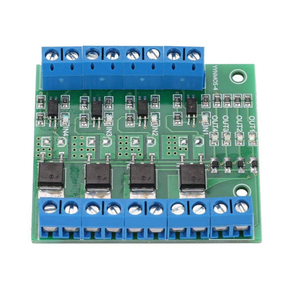 Hilitand 4-Channel MOSFET PWM 3-20V to 3.7-27VDC 10A Driver Module PLC Amplifier Hilitand 4-Channel MOSFET PWM 3-20V to 3.7-27VDC 10A Driver Module PLC Amplifier