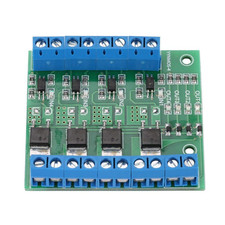 Hilitand 4-Channel MOSFET PWM 3-20V to 3.7-27VDC 10A Driver Module PLC Amplifier picture