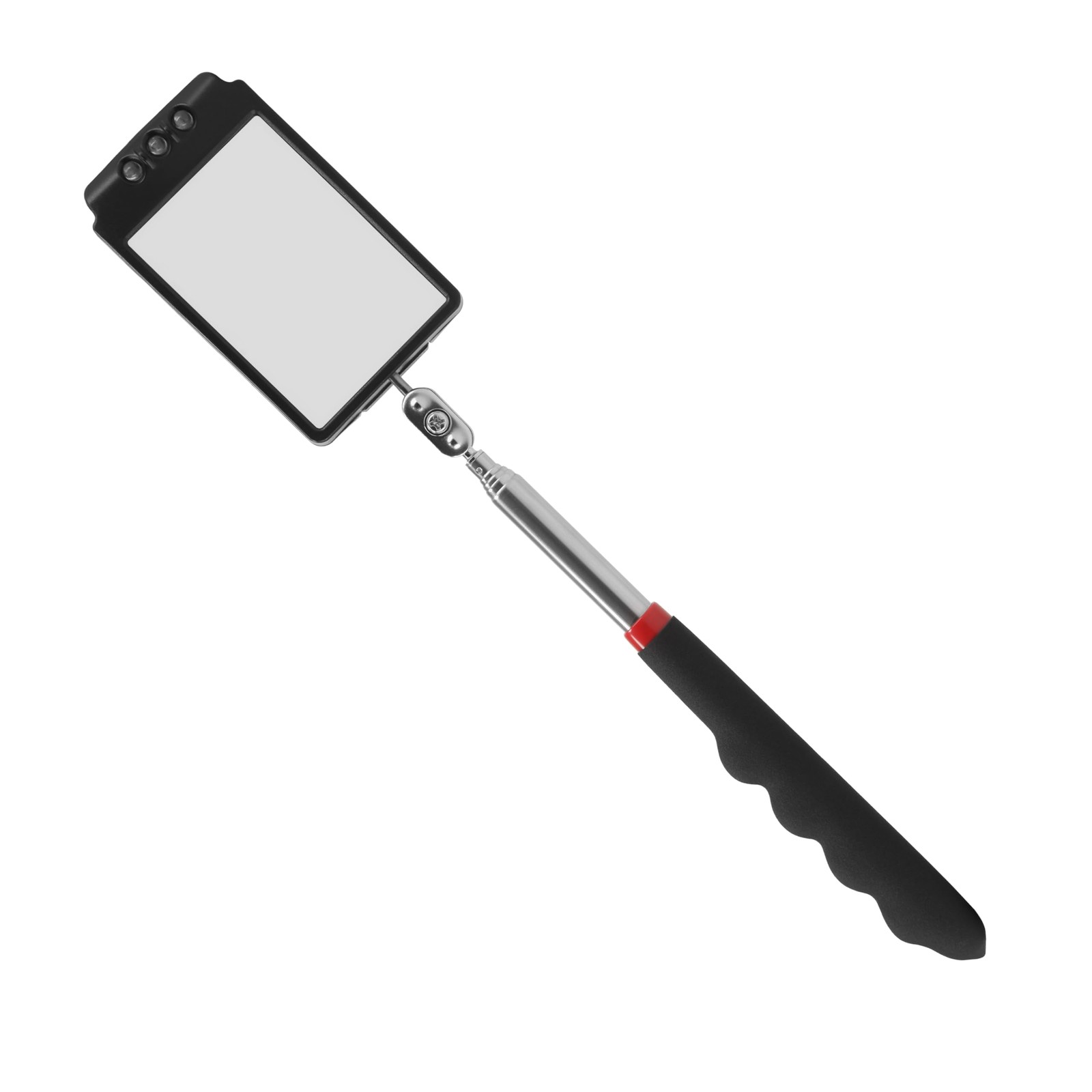 Telescopic inspection mirror with light 55mm x 90mm (folded), 80cm (extended) Telescopic inspection mirror with light 55mm x 90mm (folded), 80cm (extended)
