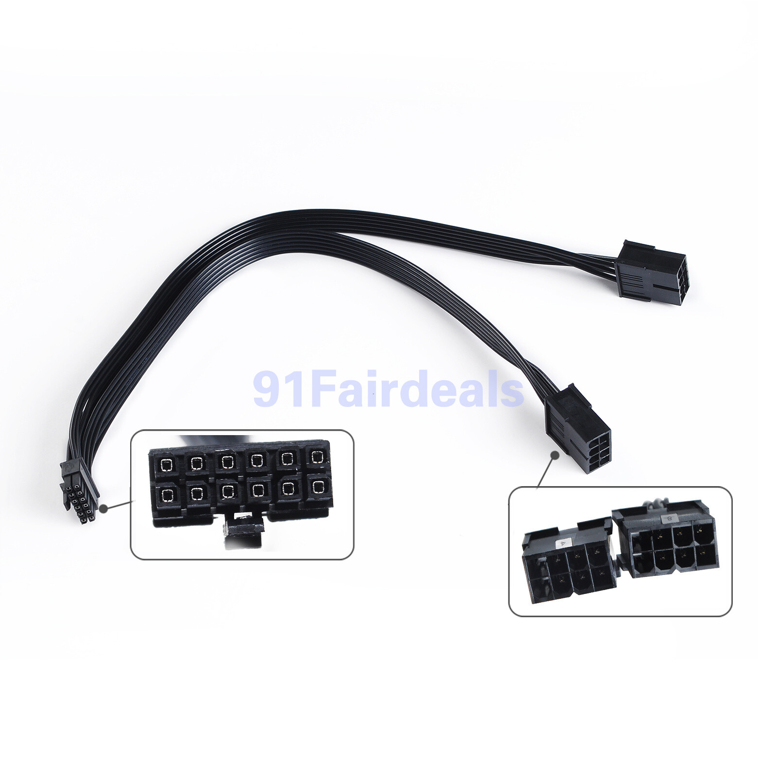 Dual 8-Pin to 12-pin Power Adapter Cable for NVIDIA RTX30 Series 3070 RTX3090