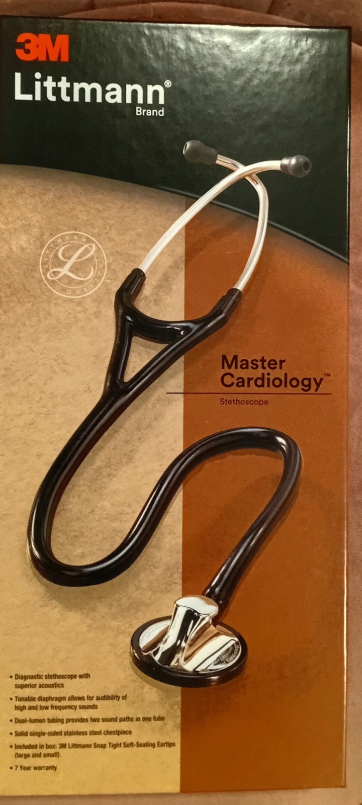 3M Littmann Master Cardiology Stethoscope, Single Head Diaphragm, Cardiology