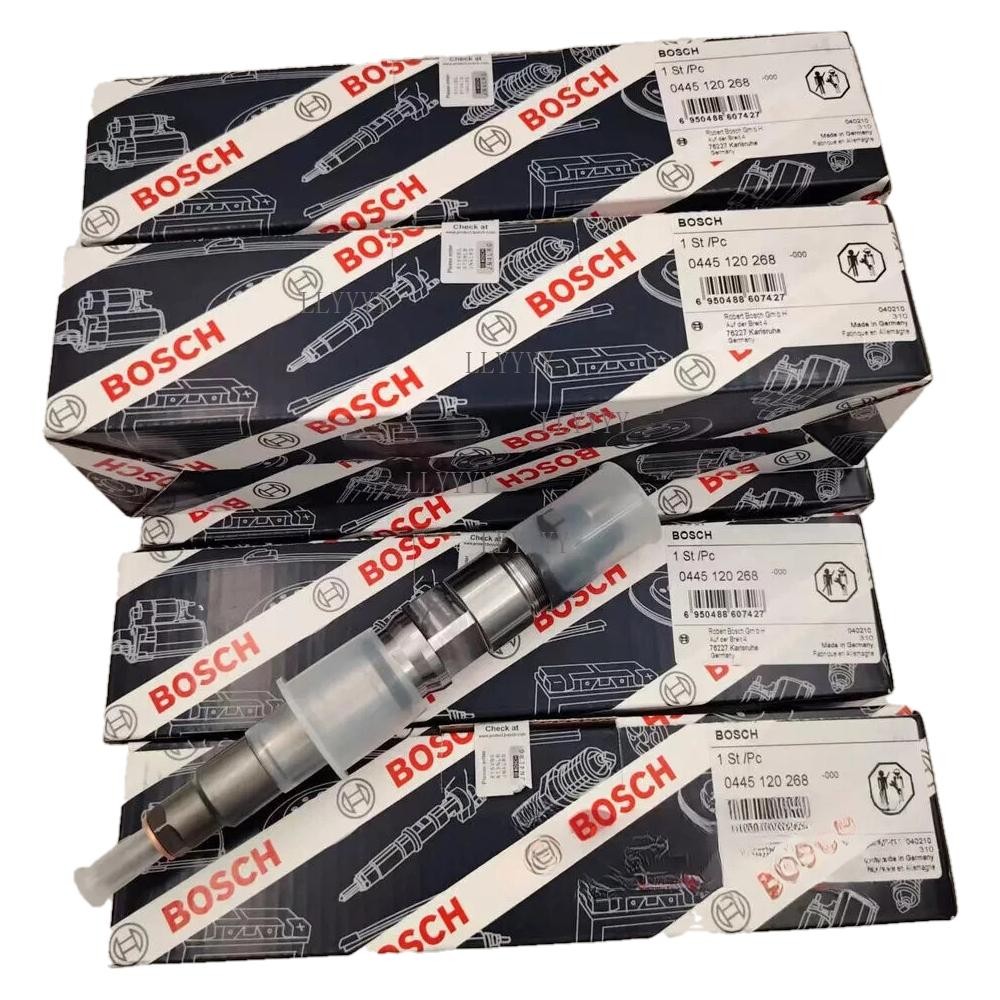 6Pcs Fuel Injector 0445120080 fits for Deawoo Doosan DL06S Engine US