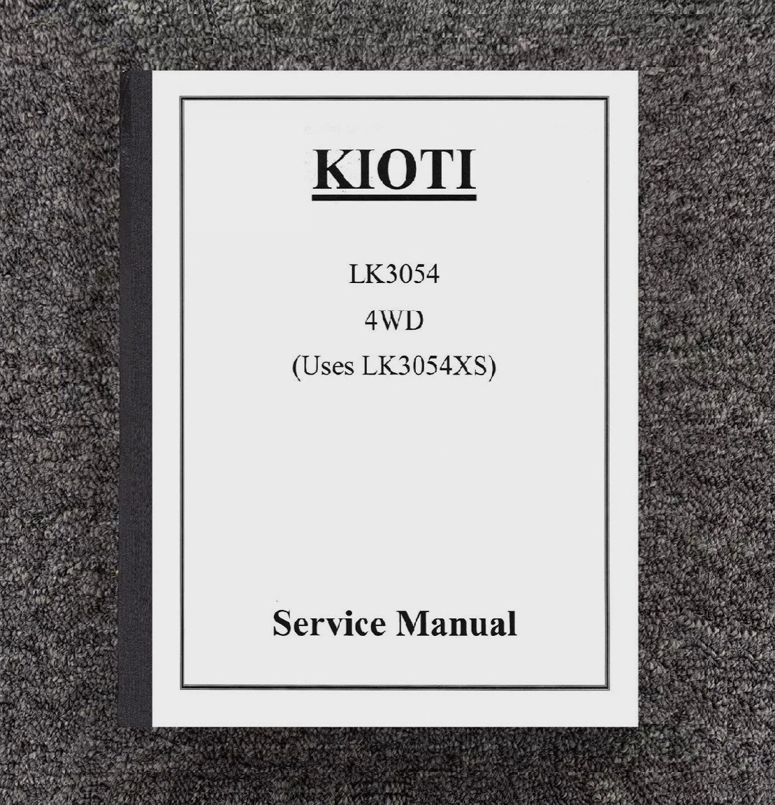 3054 Diesel Tractor Workshop Service Overhaul Manual Fits Kioti LK3054 4WD