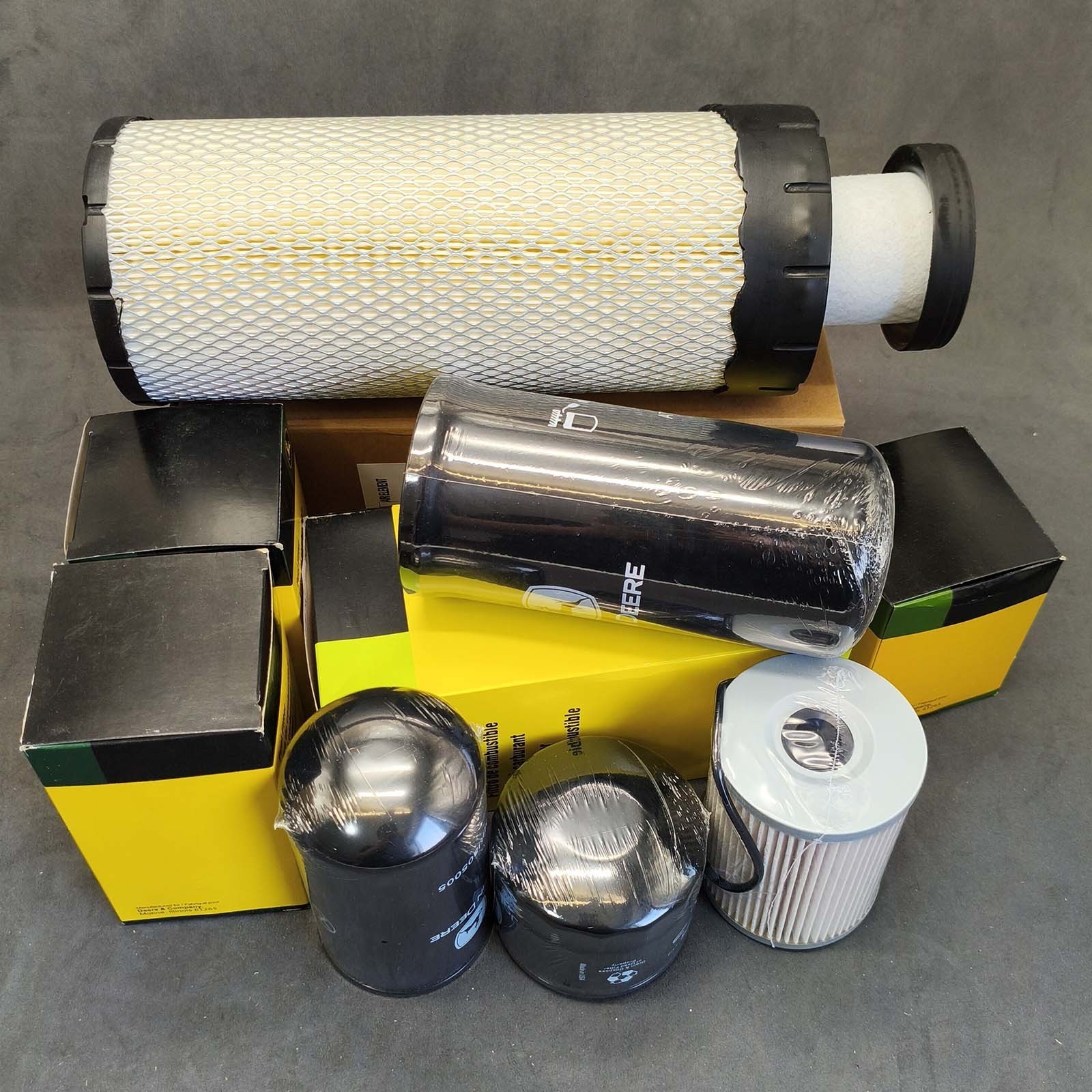 New Complete Filter Service Kit for John Deere 317G Skid Steer Loader
