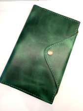 Portland Leather Cowboy Mint Green Large Snap Journal w/ Notebook Paper Filler picture