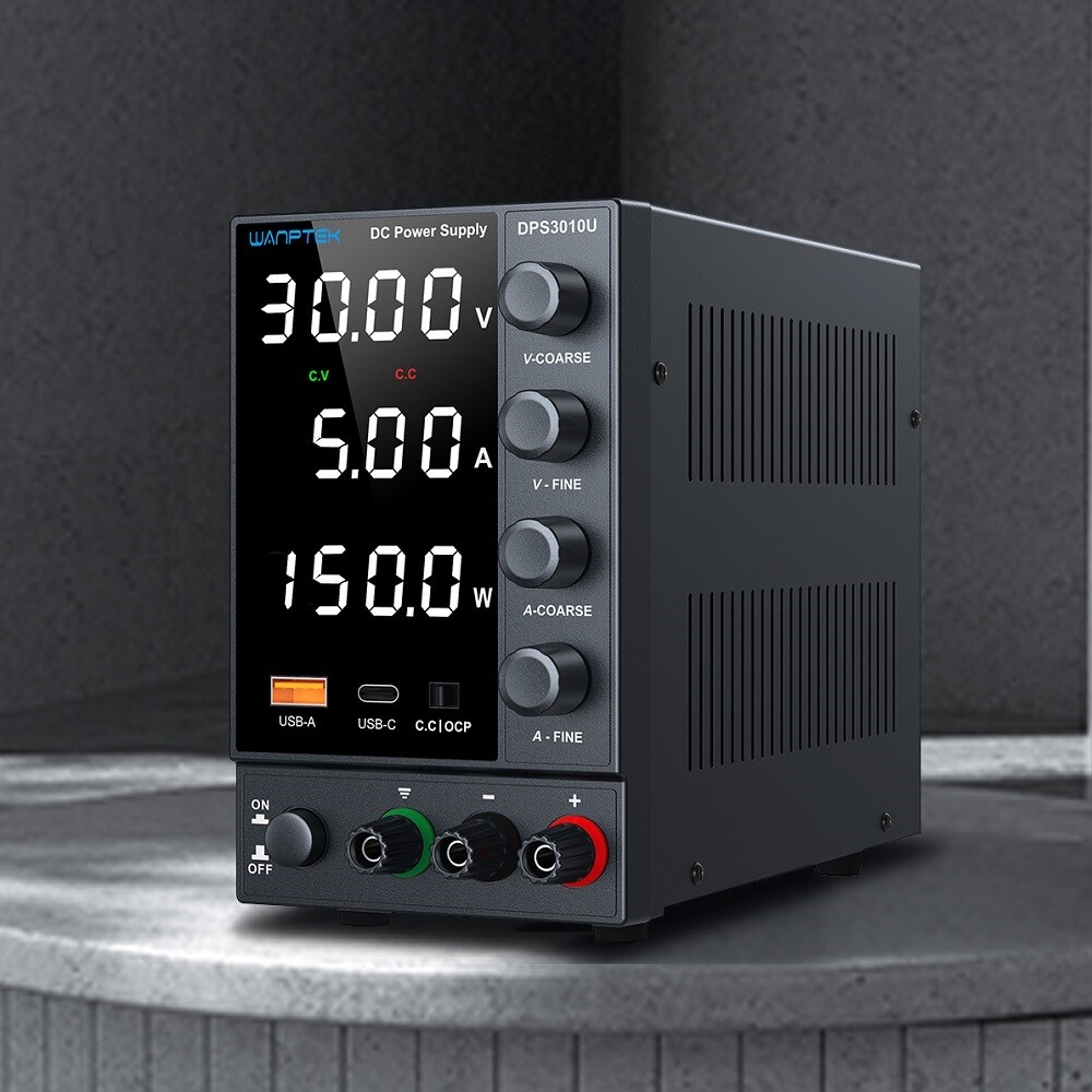 Wanptek Adjustable DC 0-30V 0-5A Lab Power Supply Variable Bench Switching Wanptek Adjustable DC 0-30V 0-5A Lab Power Supply Variable Bench Switching