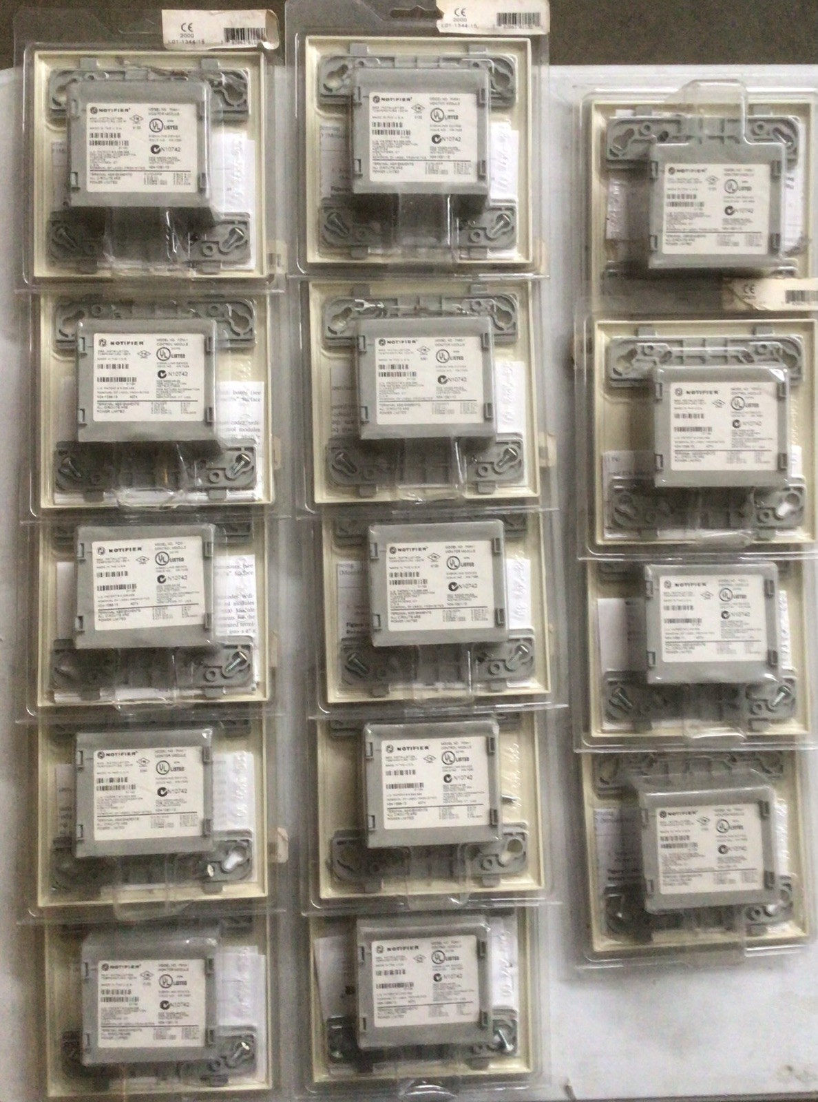 LOT 14x Notifier FMM-1/FCM-1 Addressable Modules Sealed Lot (14 Units)