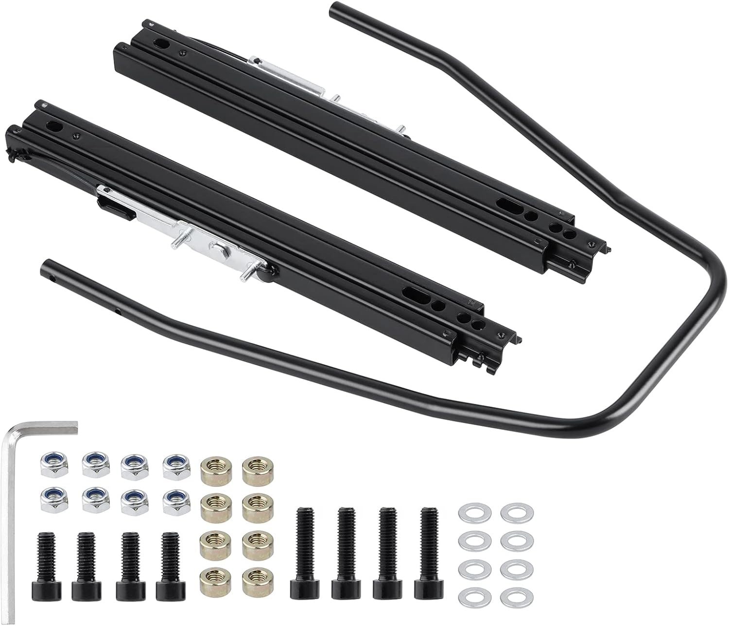 Kit de montaje de riel de montaje de asiento, deslizador de asiento, compatible