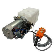 12V DC Single Acting Hydraulic Power Unit 12 Quart tank with Remote Control picture