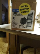 NEW EATON CUTLER HAMMER BR330 3 Pole 30 AMP Type BR Circuit Breaker 240 VAC New picture