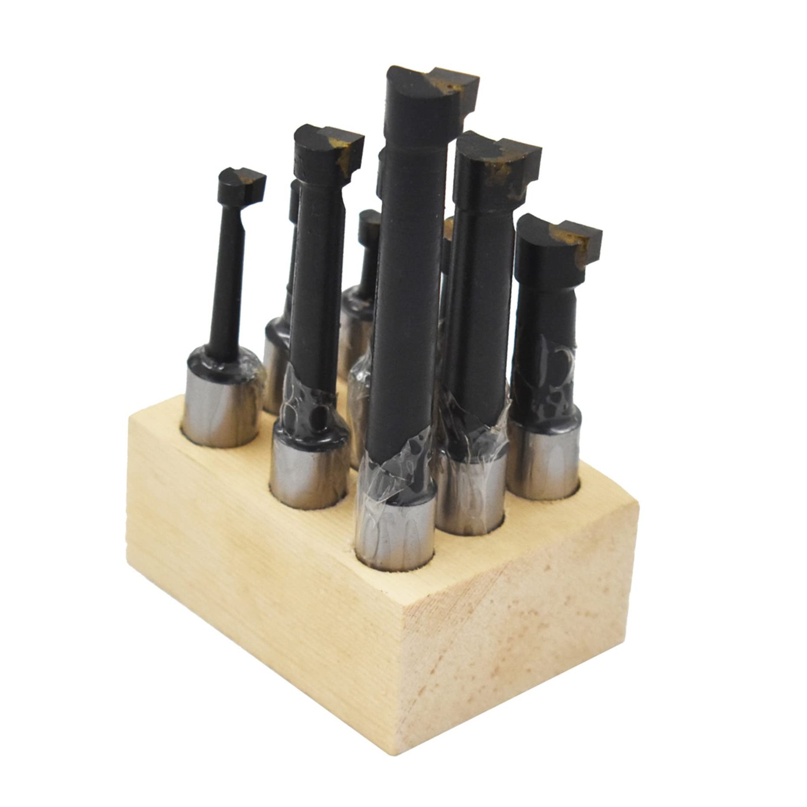 kimllier 1/2 Inch Shank Boring Bar Set C6 9Pcs Carbide Tipped Bars Lathe Tool