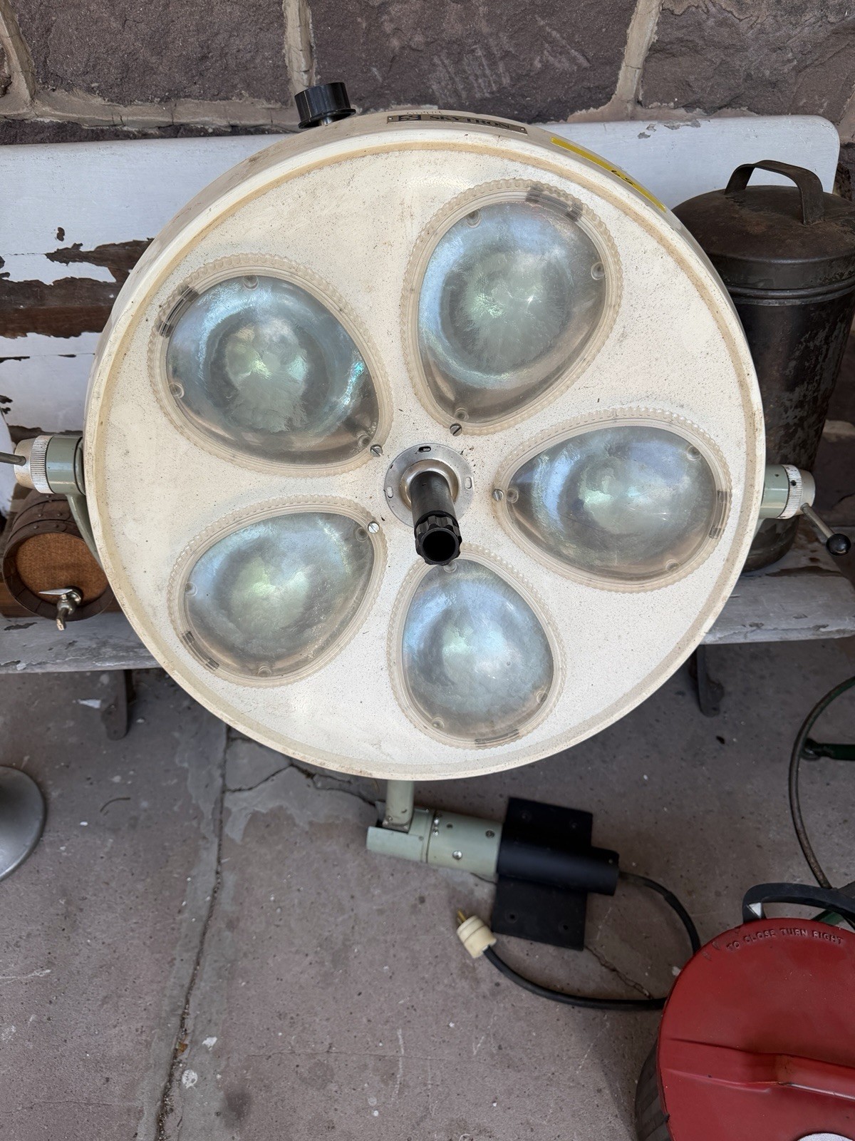 Vintage Operating Surgical Light Working Vintage Operating Surgical Light Working