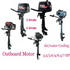 HANGKAI 3.5 4 6 6.5 7 HP Outboard Motor Boat Engine 2/4 Stroke Water Air Cooling picture