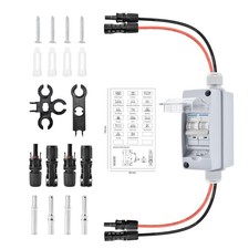Solar Panel Disconnect Switch 1000V 30Amp IP65 Breaker Box with 2P DC Miniatu... picture