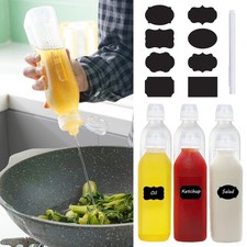 6 Pack 16 oz Plastic Squeeze Bottles Multipurpose Squirt Bottles for Condiments picture