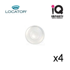 Zest Locator Classic Genuine Replacement Caps Standard, Clear 5.0 lbs  (4 pack) picture