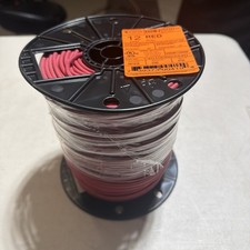 Encore Wire XHHW-2 #12 AWG Red Copper 600V 500’ Spool Wire 500 Feet NEW USA picture