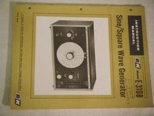 Manual B&K Model E-310B Sine Square Wave Generator picture