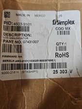 New In Box - Simplex Time Recorder 4603-9101 LCD Remote Annunciator picture