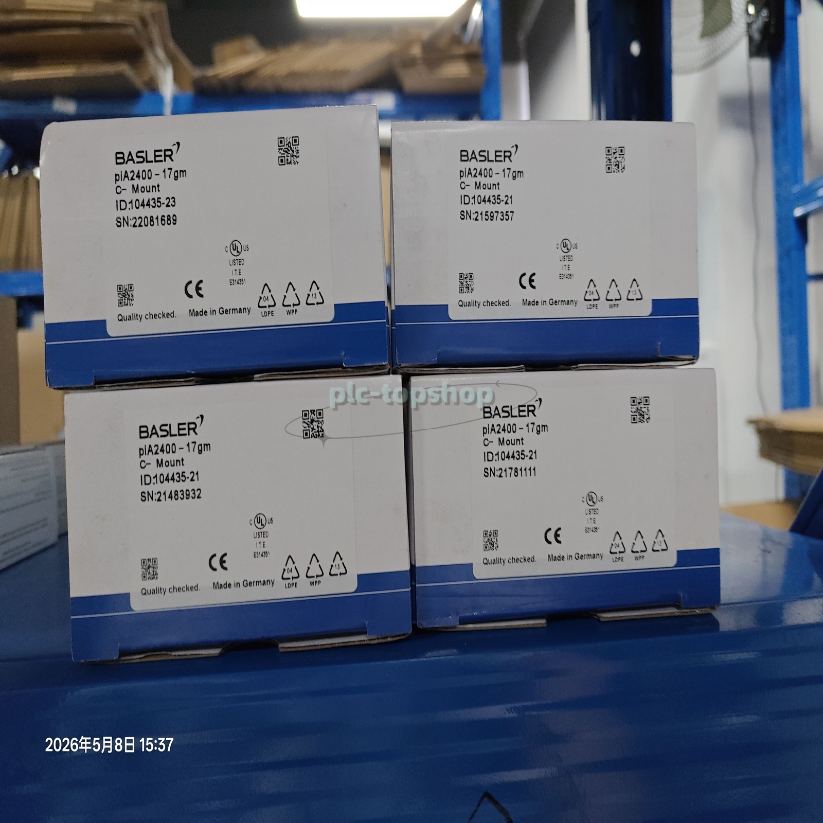 1PCS new basler PIA2400-17gm plc