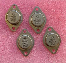 New Old Stock IRF240 Motorola Transistor 4 pieces picture