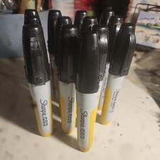 SHARPIE Permanent Markers, Chisel Tip, Black, 13 Count picture