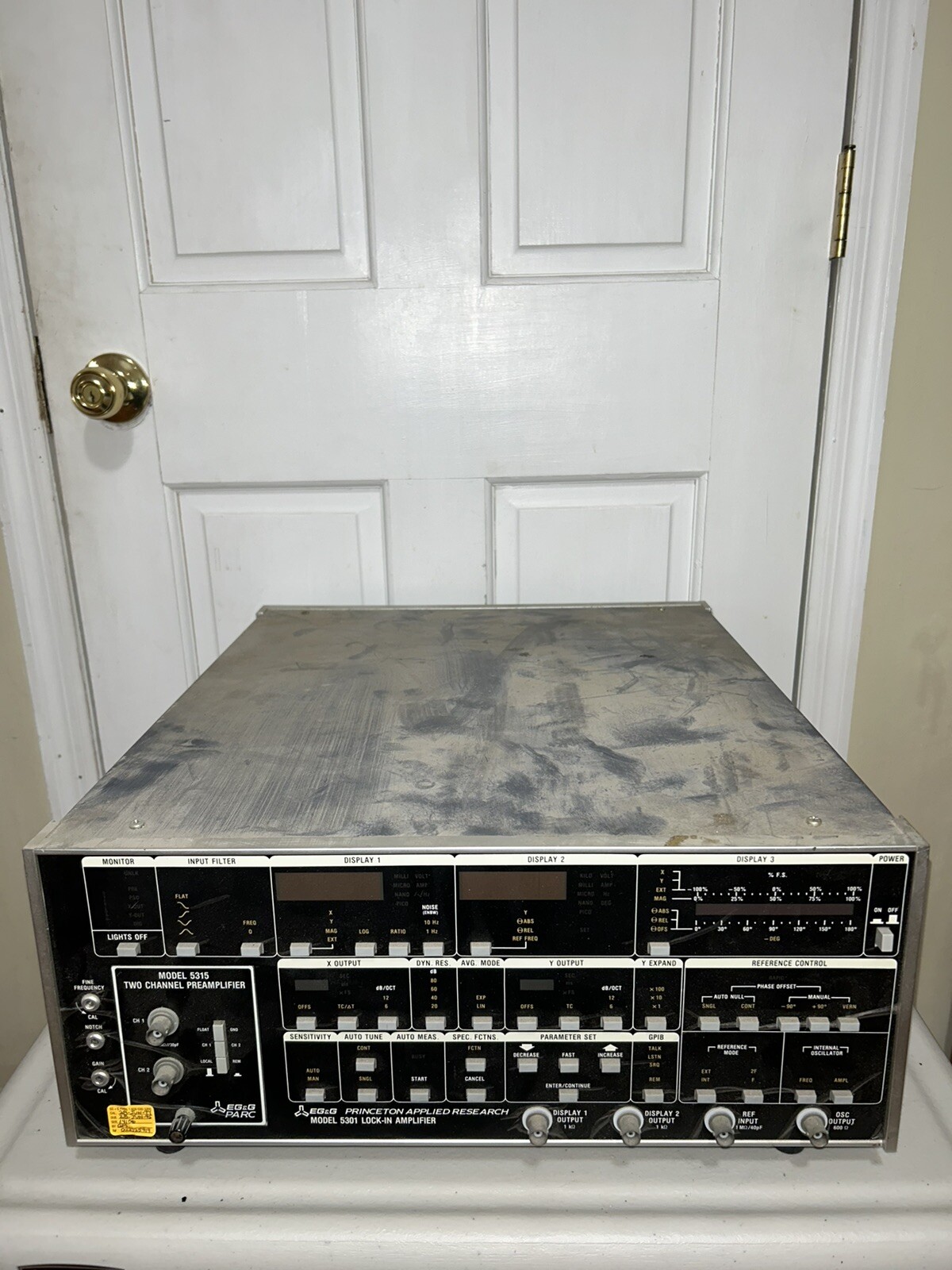 EG&G Princeton Applied Research Lock-In Amplifier 5301 Two Channel EG & G