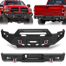 Front Rear Bumper Heavy Duty with LED Lights for Dodge Ram 2500 3500 2010-2018 picture