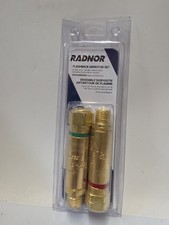 New Radnor RAD64003942 Model FA-30 Regulator Flashback Arrestor Set B-Size 9/16 picture