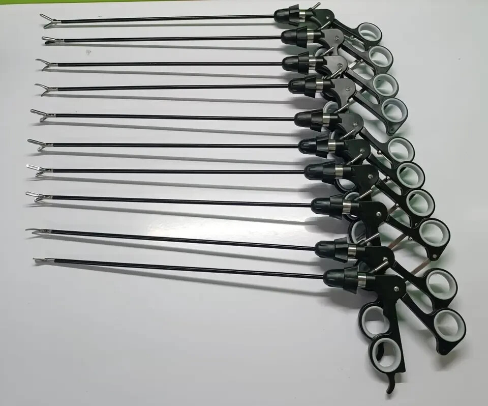 10pc Laparoscopic Monopolar Grasping Forceps 5mmx330mm Reusable Instruments 10pc Laparoscopic Monopolar Grasping Forceps 5mmx330mm Reusable Instruments