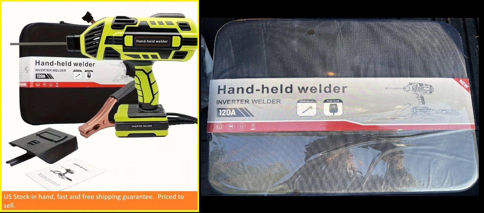 🔥NIB. Compact portable handheld Stick Welding Machine.  Arc welder kit.  110V
