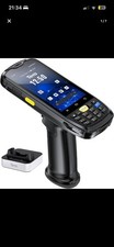 New In Box Tera Android 11 Barcode Scanner PDA: with Charging Cradle Pistol Grip picture