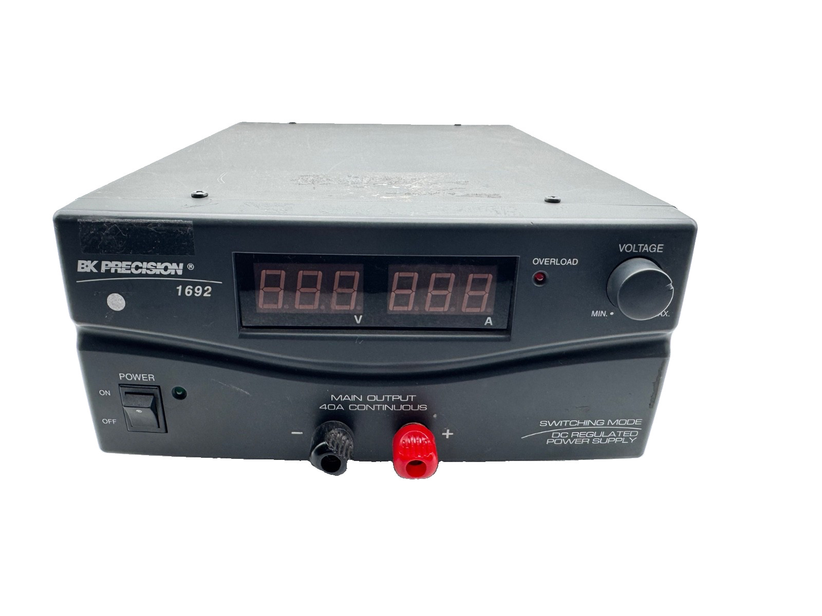B&K Precision 1692 - 3 - 15VDC, 40A Switching Digital DC Power Supply, 120VAC