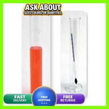 United Scientific HYC600 Borosilicate Glass Hydrometer Cylinder, 600ml Capacity picture