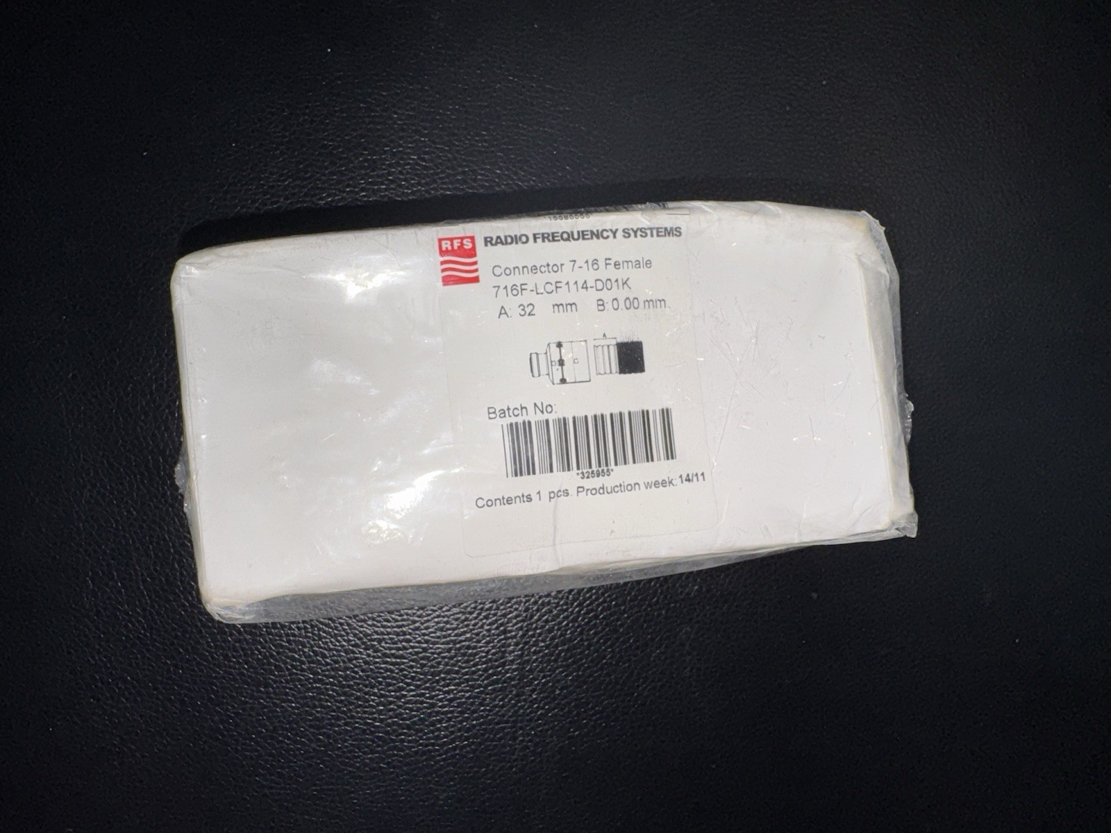 RFS  Connector 7-16 Female  , 716F-LCF114-D01K