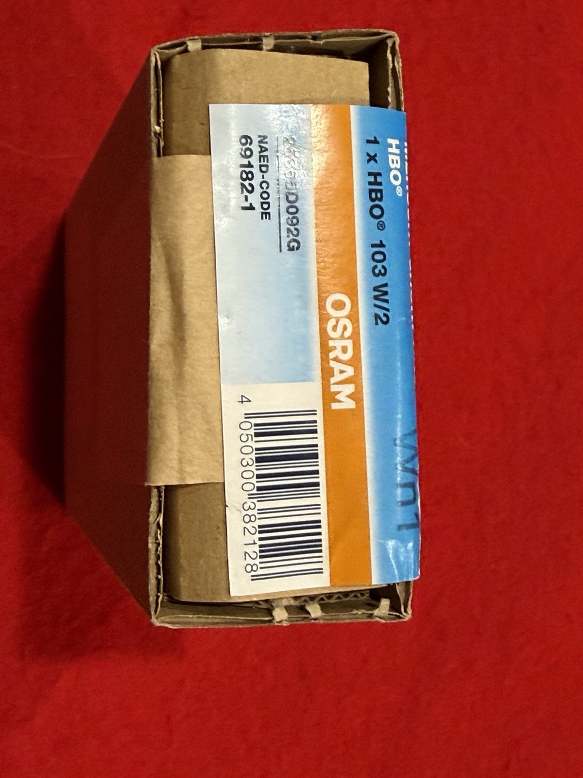 Osram 69182 HBO 103W/2 Microscope Arc Lamp Bulb(New, Factory Sealed) Osram 69182 HBO 103W/2 Microscope Arc Lamp Bulb(New, Factory Sealed)