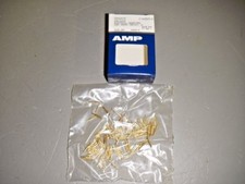 AMP 1-66569-0 Amplinite Electrical Gold Plt 18AWG x 100 Connectors 20DF Socket picture