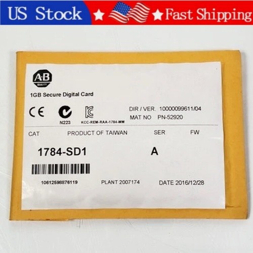 1PCS New Allen-Bradley 1784-SD1 ControlLogix Module Secure Digital Card Ser A