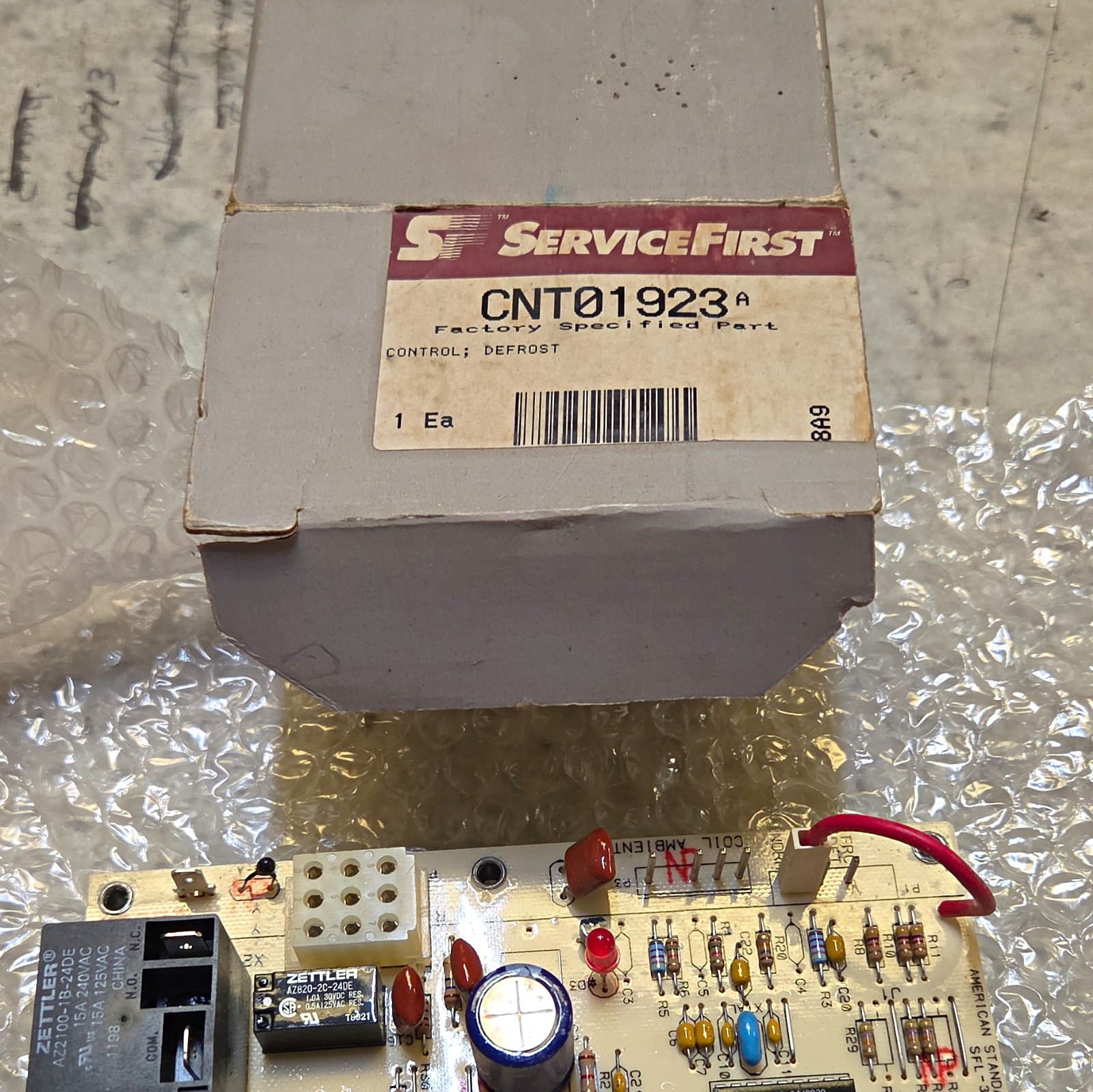 ServiceFirst CNT01923 Defrost Control Board for American Standard 25VAC 15A ServiceFirst CNT01923 Defrost Control Board for American Standard 25VAC 15A