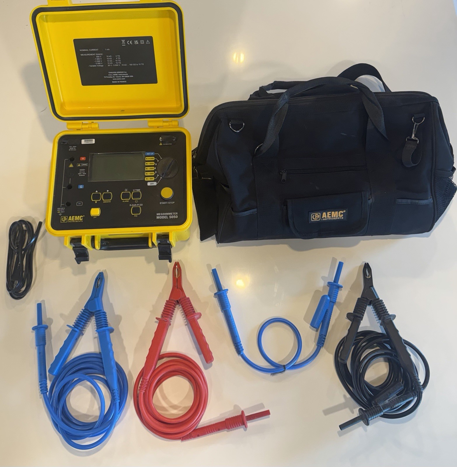 AEMC 5050 - Digital/Analog Megohmmeter 5000V