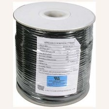 5 Pack of 1000Ft UL 4 Conductor Black Modular Cable Reel 26AWG picture