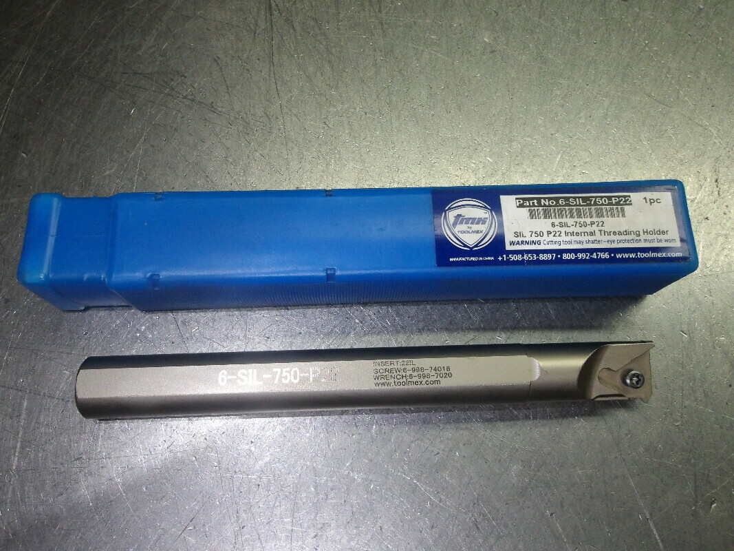 TMX Indexable Steel Internal Threading Bar 3/4\