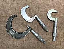 Vintage Lot of 3 Micrometers Scheer-Tumico USA, New Britain 2-3 USA, Unbranded picture