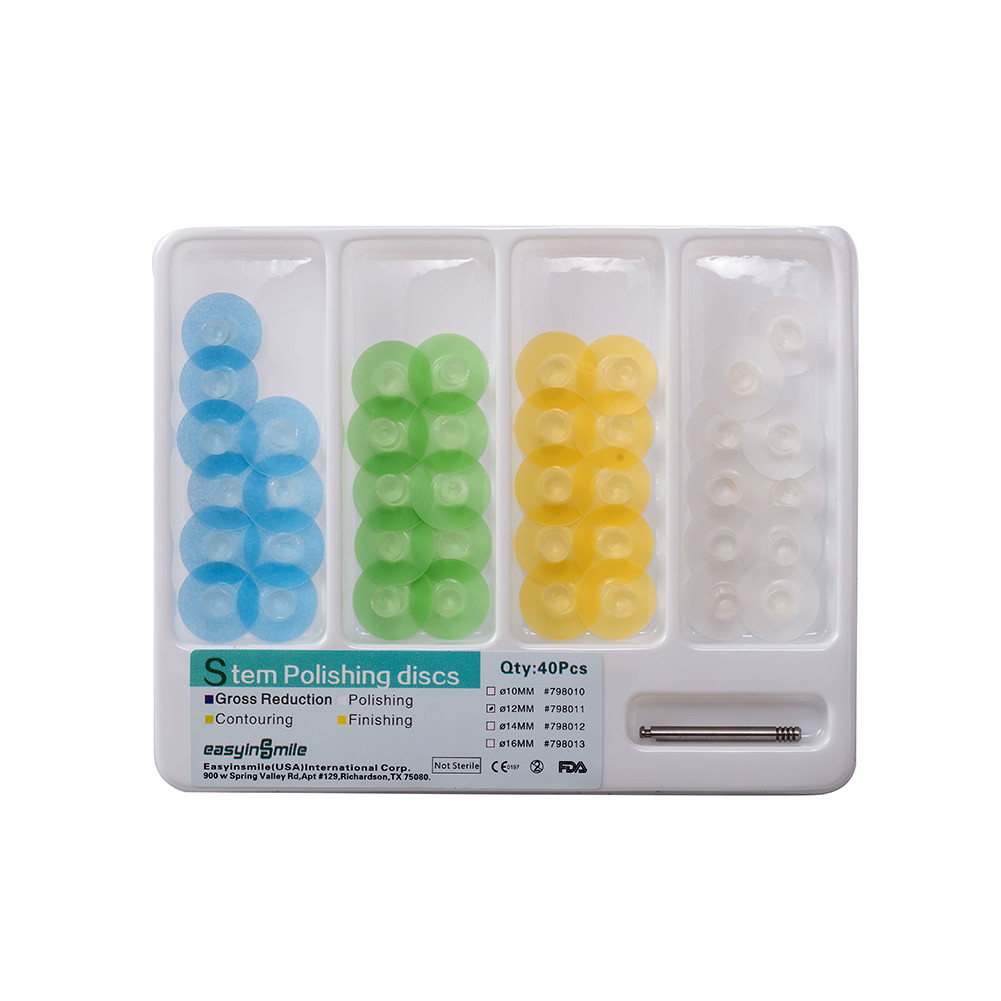 40Pc Dental Composite Finishing Polishing Discs Contouring Kit+Bush Mandrel[USA]