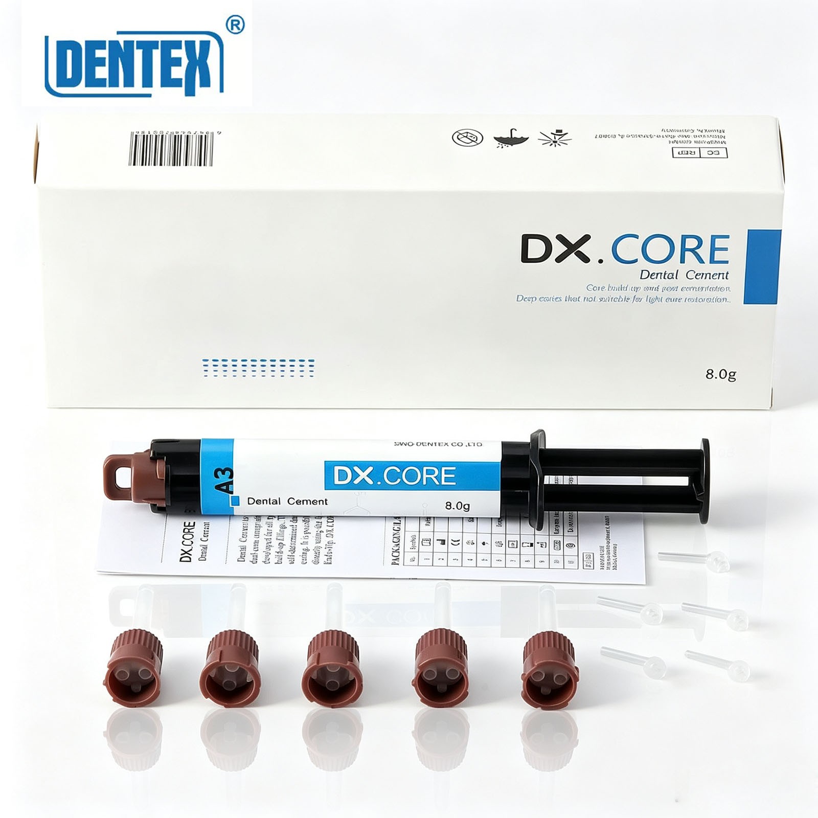 1 PC DX.CORE Dental Dentex Dual Cure Composite Resin Core Build Up A3